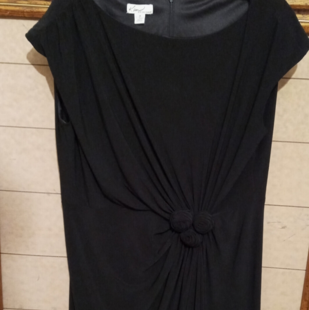 Kim Rogers casual black dress